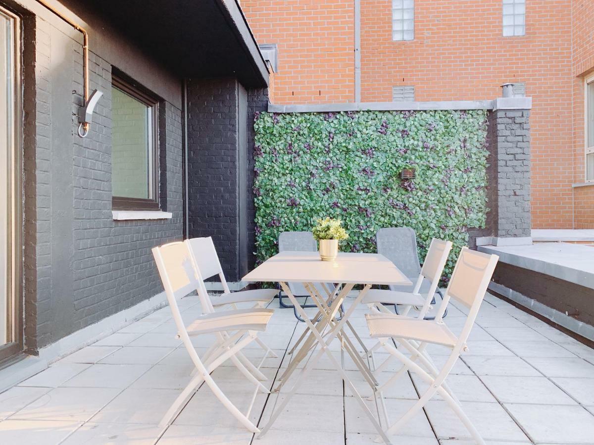Luxury Apart' Mons City Center With Terrace Apartment Luaran gambar