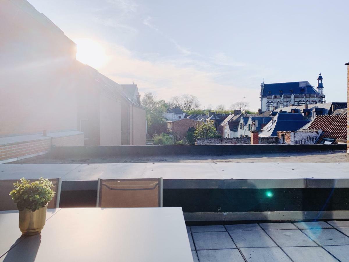 Luxury Apart' Mons City Center With Terrace Apartment Luaran gambar