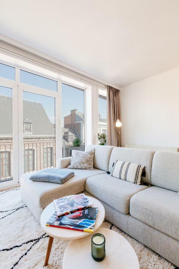 Luxury Apart' Mons City Center With Terrace Apartment Luaran gambar
