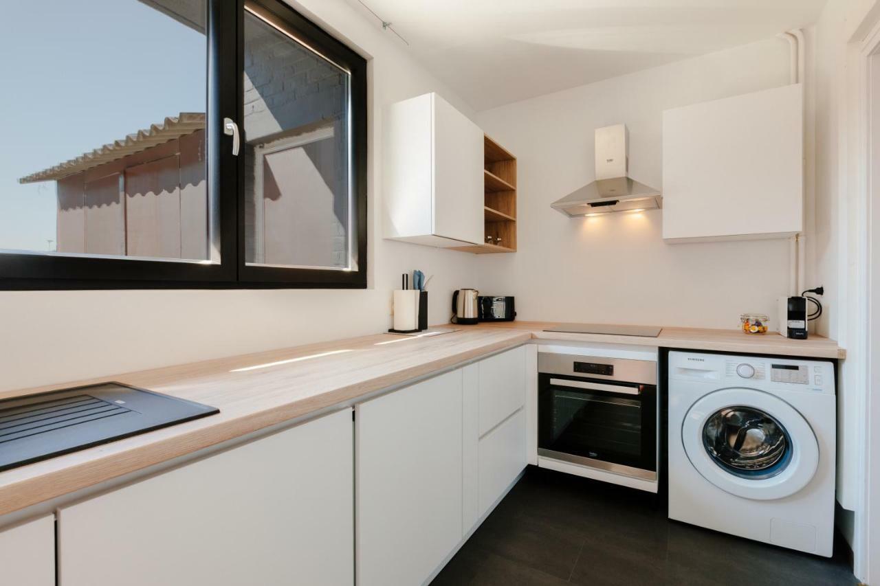 Luxury Apart' Mons City Center With Terrace Apartment Luaran gambar