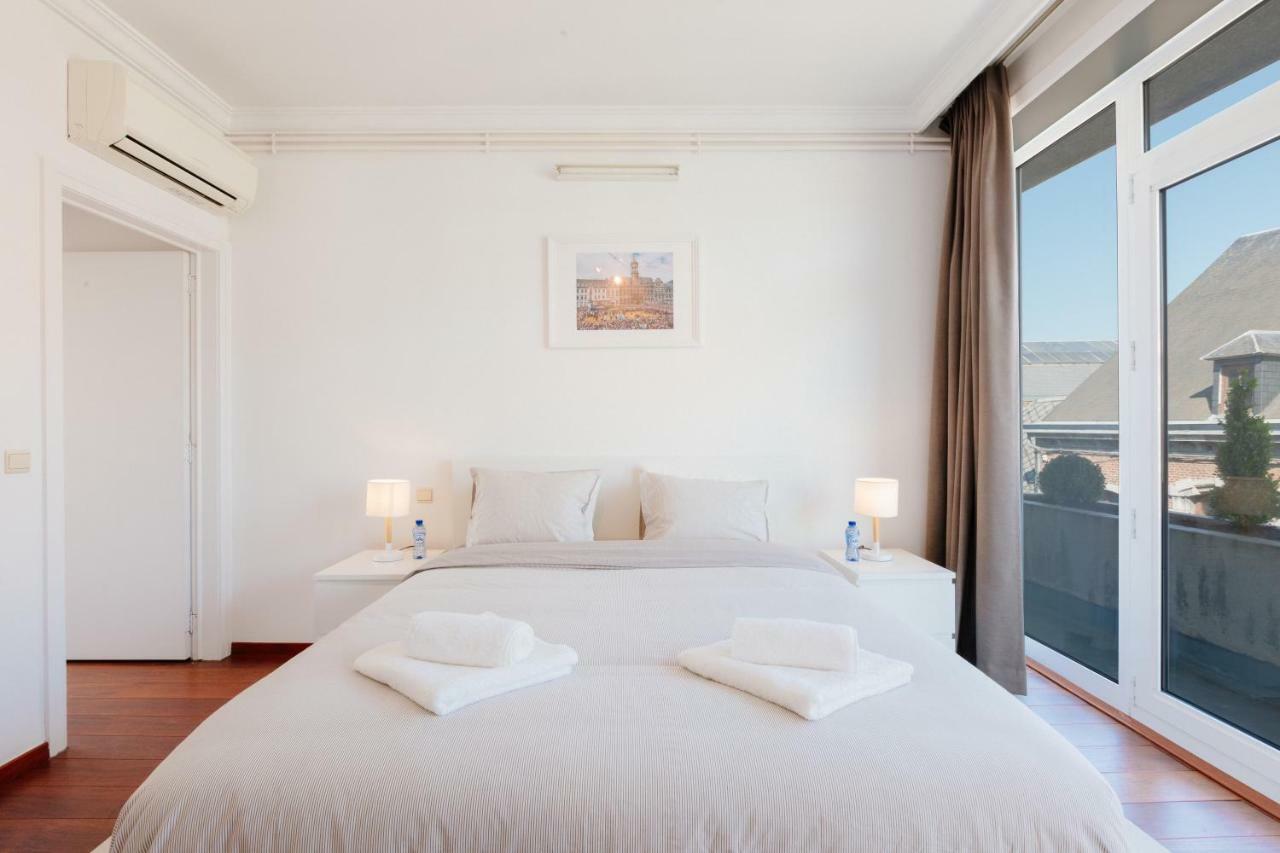 Luxury Apart' Mons City Center With Terrace Apartment Luaran gambar