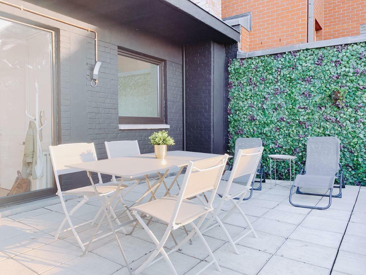Luxury Apart' Mons City Center With Terrace Apartment Luaran gambar