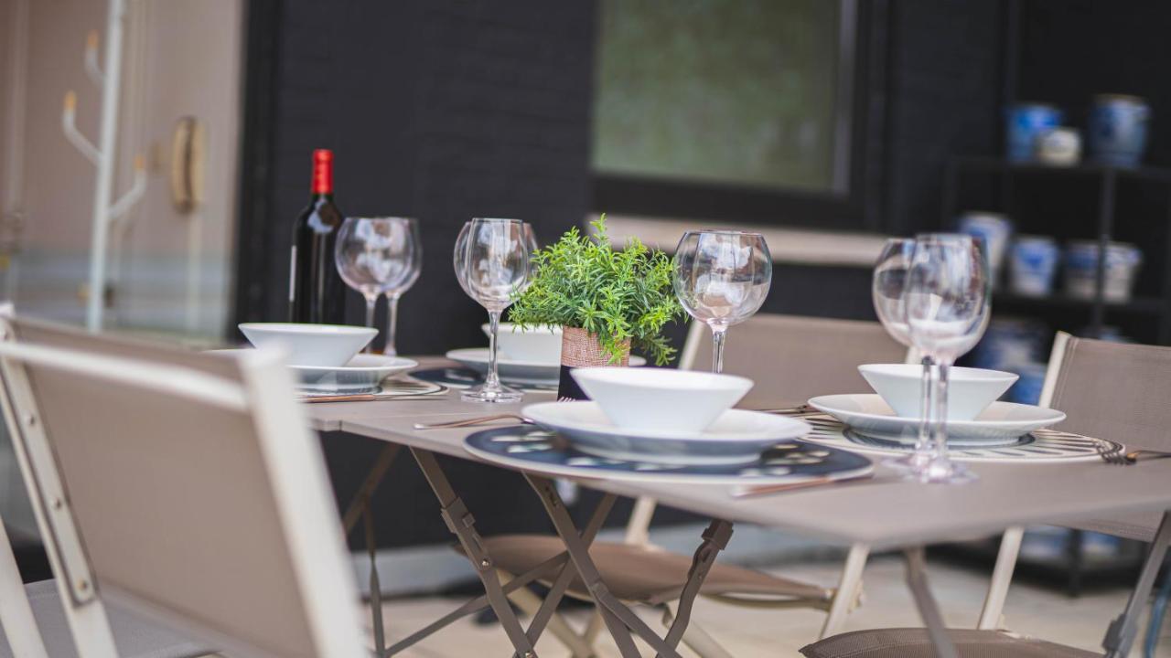 Luxury Apart' Mons City Center With Terrace Apartment Luaran gambar